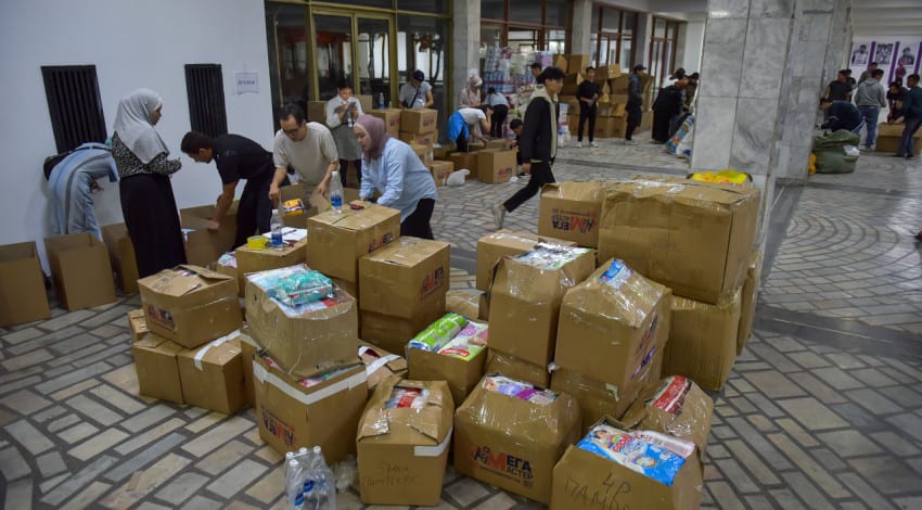 Жители столицы собрали для поддержки Баткенской области более 552 тысяч сомов