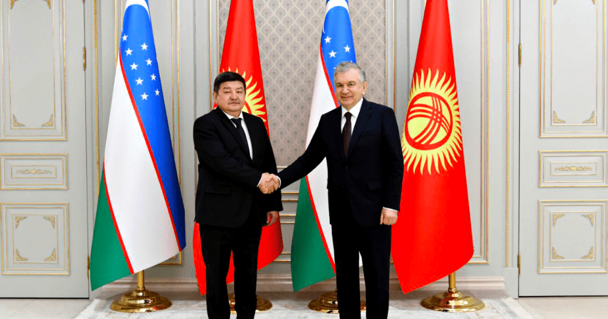Акылбек Жапаров и Шавкат Мирзиёев обсудили кыргызско-узбекские проекты