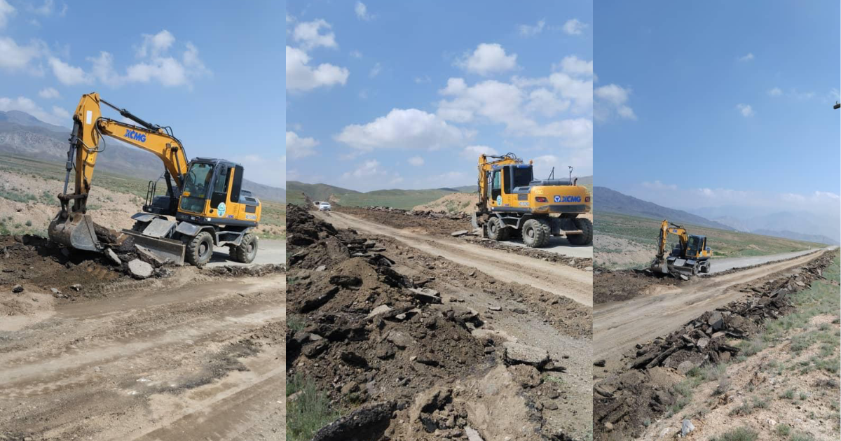 «Кыргызавтожол» начал работы на участке дороги Ош — Баткен — Раззаков