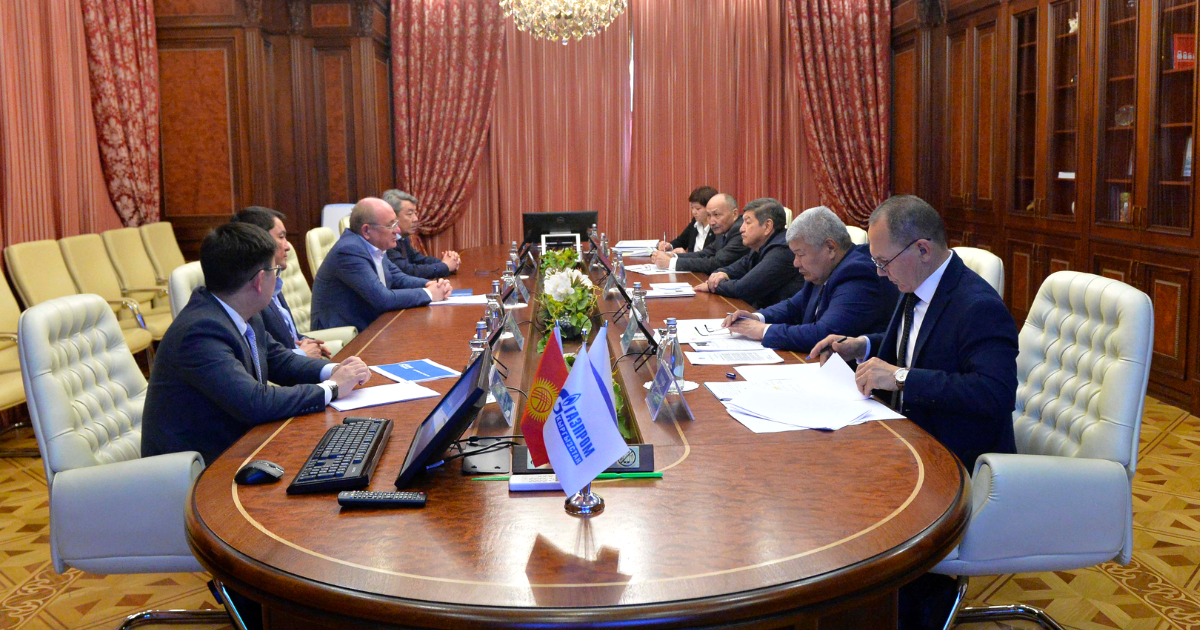 Акылбек Жапаров встретился с замглавы «Газпрома» — обсудили газификацию Кыргызстана